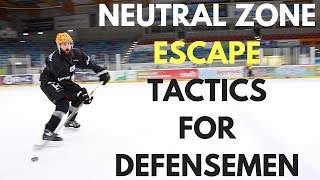 MHH Hockey Tutorials  Neutral Zone Escape Tactics For Defensemen [upl. by Melloney]