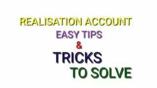 Realisation Account Easy Tips and Tricks in hindi [upl. by Baily]