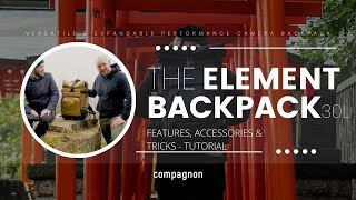 compagnon Element backpack 30L tutorial [upl. by Nodanrb638]