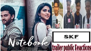 Notebook Movie Trailer Hotness🔥 Public Review  Zaheer Iqbal  Pranuta [upl. by Irehs]