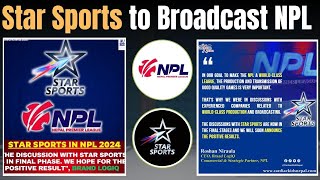 NPL 2024 Star Sports to Broadcast Nepal premier League season 1  A Request to Nepal cricket fans [upl. by Ilera508]