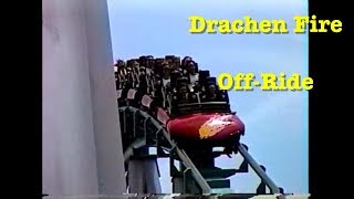 Drachen Fire OffRide  Busch Gardens Williamsburg June 1997 [upl. by Davidson]