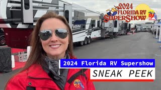 2024 Florida RV Supershow Sneak Peek [upl. by Nnep]