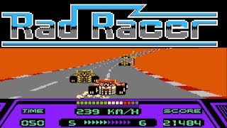 Rad Racer NES video game  full game session for F1 Machine 🎮 [upl. by Esther900]