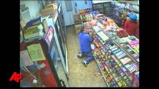 Raw Video Shootout With Store Robbers [upl. by Hatfield]