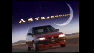 Holden Astra quotAstranomicalquot 1996 TV ad [upl. by Zetrok]