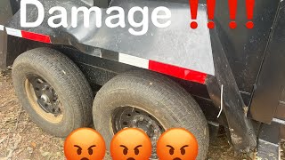 Customer damages my trailer [upl. by Ahcsrop]