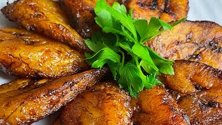 How To Fry Sweet Plantain Detailed Video Delicious amp Tasty  The Best Fried Sweet Plantain Ever [upl. by Kinelski463]