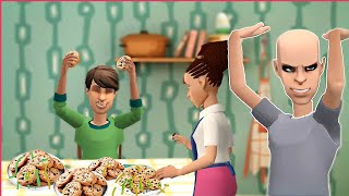 Classic Caillou baking disaster Bakes Horrible Cookies Sickens Boris Grounded [upl. by Aiceila]