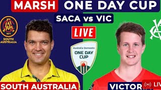 live cricket matche Today live Marsh One day cup 2024 [upl. by Darell221]