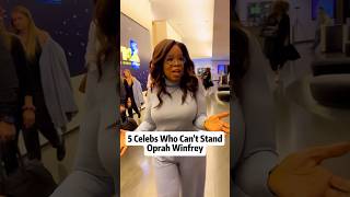 5 celebs who can’t stand oprah winger celebrities actors celebrity hollywood foryoupage [upl. by Yecaw]