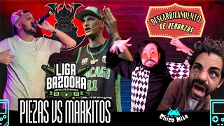 🍁Reaccionando al Beef entre Piezas y Markitos  CódigoBushido vs LigaBazooka🍁 [upl. by Eniac]