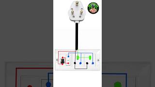 2 Socket 1 Switch Board Wiring shortsshortsfeedelectricalwiringdaigramwiringtecnicelectrician [upl. by Rodman]