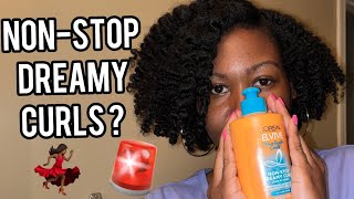 I TRIED The NEW L’Oréal Paris ELVIVE NonStop Dreamy Curls LeaveIn Cream on My Natural Hair [upl. by Roberto]