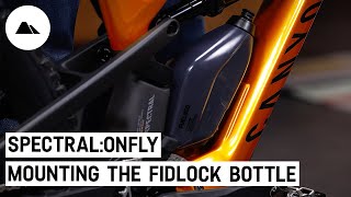 Canyon SpectralONfly  How to mount the Fidlock Bottle [upl. by Nolahp]