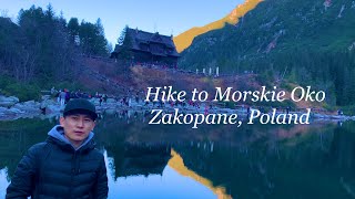 Hiking to Morskie Oko  Zakopane  31st Oct 2021 [upl. by Ennovihs]