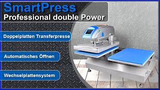 Transferpresse  Automatische SmartPress Professional double Power [upl. by Oremo]