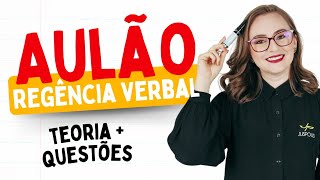 AULÃO sobre REGÊNCIA VERBAL  TEORIA  QUESTÕES  PORTUGUÊS para CONCURSOS [upl. by Dedrick]