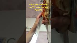 Calzone farcito cotto con Forno Ariete [upl. by Ainnek930]