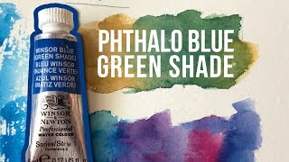 Phthalo Blue Green Shade  Winsor amp Newton  The Paint Show 37 [upl. by Aivad]