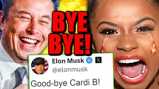 Its OVER For Cardi B After INSANE MELTDOWN Elon Musk Gets The LAST LAUGH [upl. by Fanchon560]