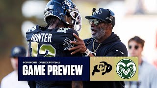 Colorado at Colorado State Game Preview  College Football Week 3 [upl. by Riffle]