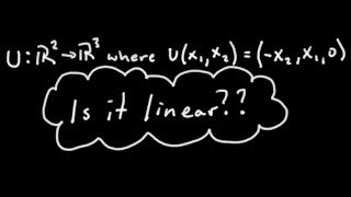 How to Know if a Transformation is Linear Transformations 44 Passing Linear Algebra [upl. by Gerrald]