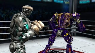 REAL STEEL Video Game SHOCKER ATOM vs NOISY BOY [upl. by Iffar]