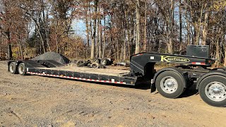 35 Ton Kaufman Lowboy Trailer 3 year review [upl. by Yovonnda811]