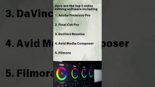 Top 5 editing Software [upl. by Seiuqram]