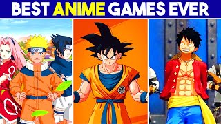 10 Best ANIME Games Ever Made 😍  Attack on Titan Naruto Dragon Ball Z amp More 😮 HINDI [upl. by Noyes]