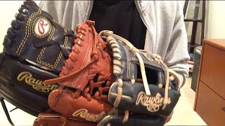 Rawlings Heart of the Hide vs Pro Preferred vs Gold Glove [upl. by Alorac]