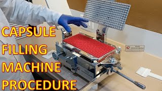 Manual Capsule Filling Machine  size 00 Manual Capsule filler [upl. by Shirlene901]