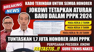 🔴RESMI ATURAN BARU PPPK 2024 amp URUTAN PERANGKINGAN KELULUSAN HONORER P1P2KATEGORI PPR1PR2 DLL [upl. by Anivahs200]