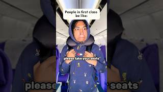 First Class VS Economy Class 😭 viralshort real [upl. by Turne]