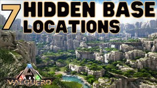 7 Best Hidden Base Locations on Valguero  Ark Survival Evolved [upl. by Karlie327]