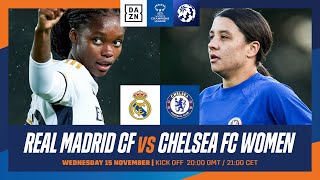 Real Madrid vs Chelsea  UEFA Women’s Champions League 202324 Matchday 1 Full Match [upl. by Darrick]