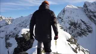 Tatry Kościelec Zima  wejście solo [upl. by Erdeid39]