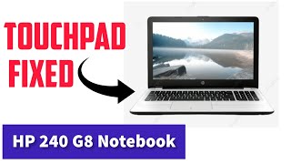 How to Install Touchpad Driver in HP Laptop  HP 240 G8 Notebook [upl. by Nohsad]