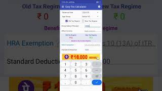 Free Income tax calculator निःशुल्क आयकर कैलकुलेटर [upl. by Ashelman]