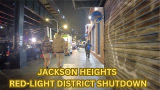 Life in Roosevelt Avenue Queens Post RedLight District Shutdown New York City Walking Tour 4k [upl. by Aneehsal]