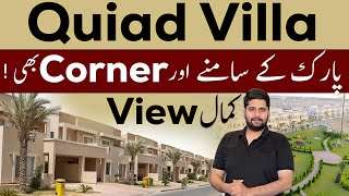 Corner Quaid Villa  200 Yards Park Facing Villa  Precinct 2 Bahria Town Karachi  Quaid Villas BTk [upl. by Irotal]