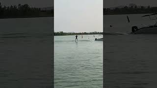 Nonpowered hydrofoil board or Da Huaibei is a good free boat wave foot hydrofoil [upl. by Yule]