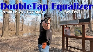 💪🏻9mmP VS 357 Magnum  DoubleTap Equalizer  Ballistic Gel Test [upl. by Adikam]