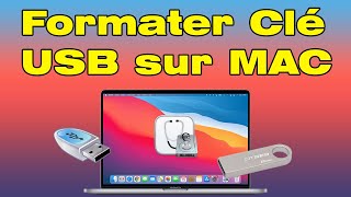 Comment formater une clé USB en FAT32 sur Mac OS [upl. by Enyrehtak242]