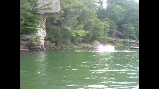 Smith Lake Alabama Cliff Jumping [upl. by Epuladaugairam]