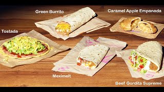 Taco Bell Decades Menu foodreview tacobell limitedtime fastfood junkfood november decades [upl. by Eduj265]