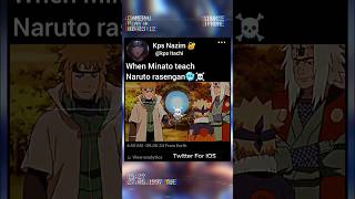 When Minato teach Naruto rasengan🥶☠️ anime naruto shorts viralshort shortsfeed youtubeshorts [upl. by Riba]