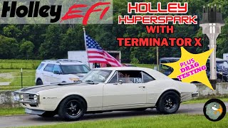 How to install Holley Hyperspark with Terminator X Stealth EFI system with drag strip testing [upl. by Broida]