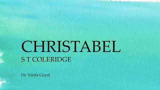 Christabel  An Analysis [upl. by Tocci]